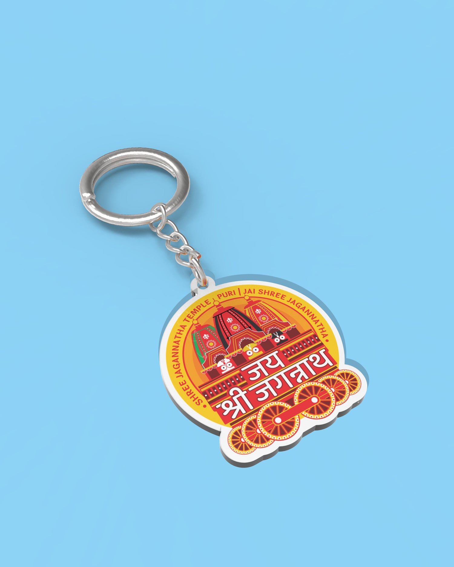 Shree Jagannath Acrylic Keychains