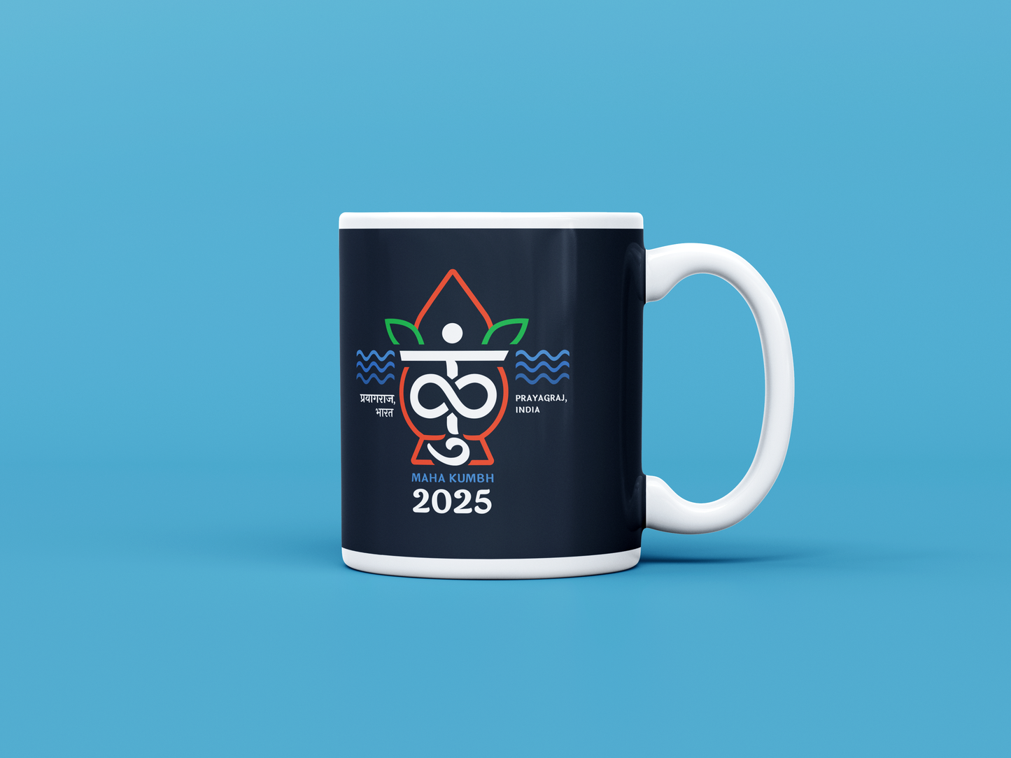 Mahakumbh Symbol | White Mug