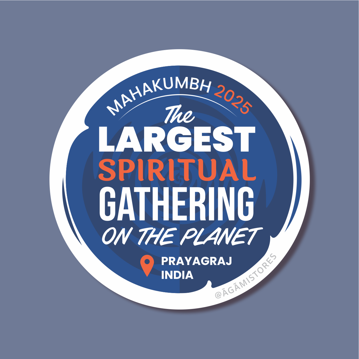 Largest Spiritual Gathering | Laptop & Mobile Sticker