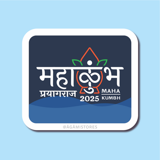 Mahakumbh Logo | Mobile & Laptop Stickers