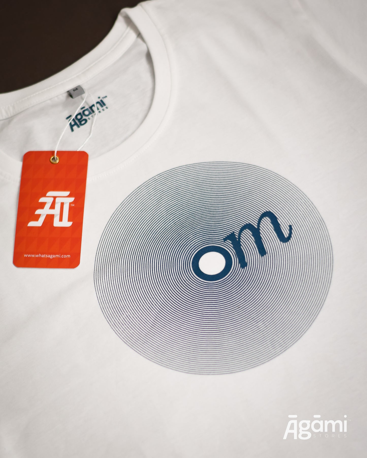 Pack of 2 Round Neck Tshirt (Om Vibes White + Sanatana Dharma Black)