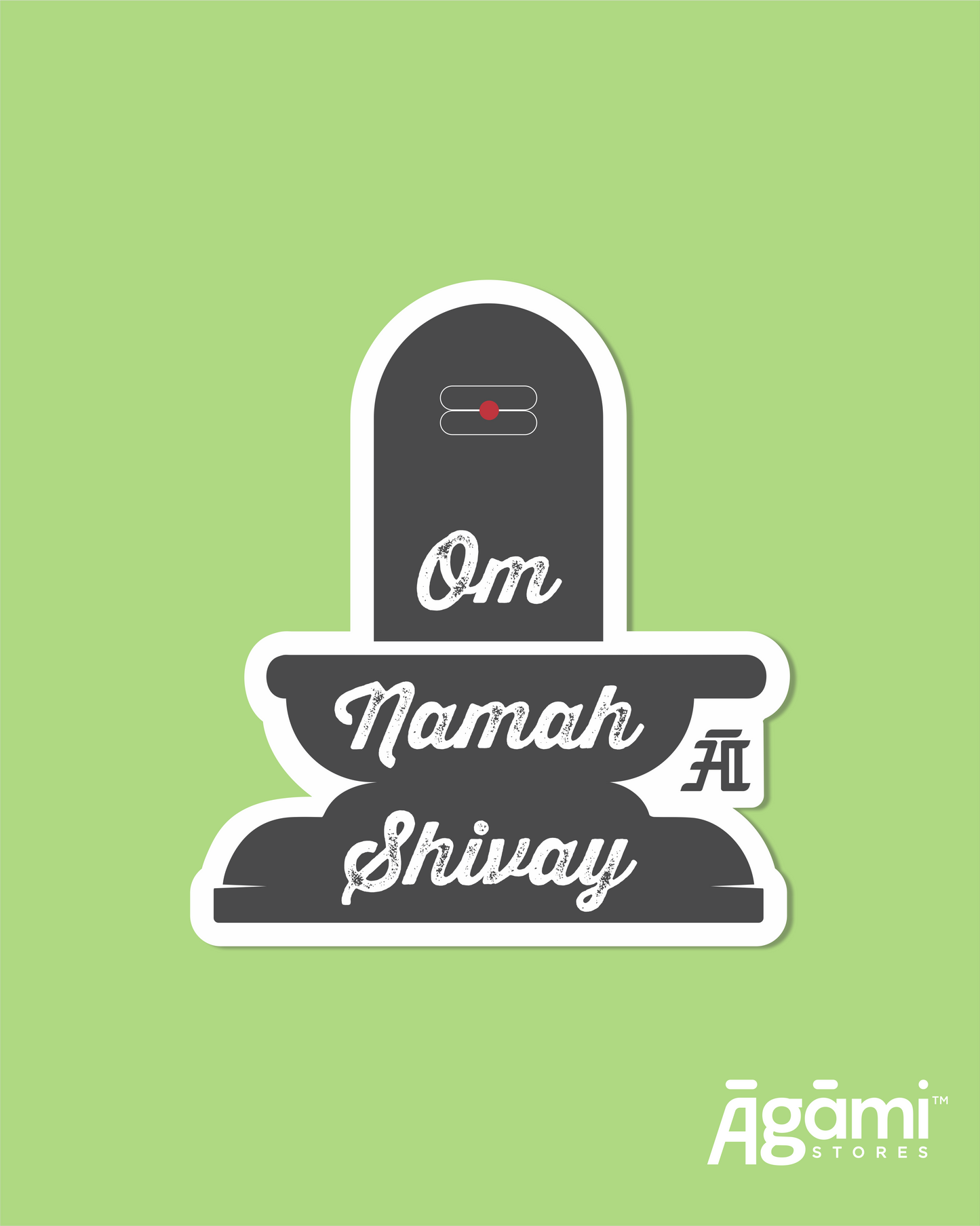 Om Namah Shivaay Shivling | Mobile & Laptop Sticker