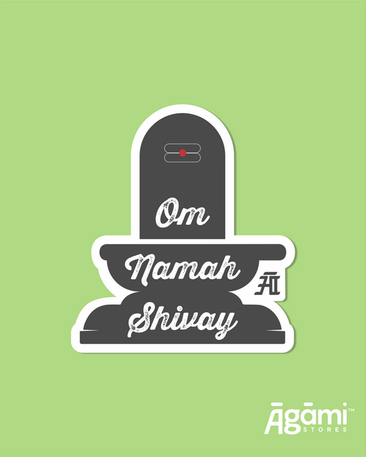 Om Namah Shivaay Shivling | Mobile & Laptop Sticker