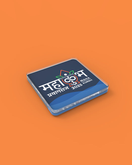 Mahakumbh Logo | Fridge Magnet