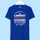 Largest Spiritual Gathering - Royal Blue Tshirt | Regular Fit