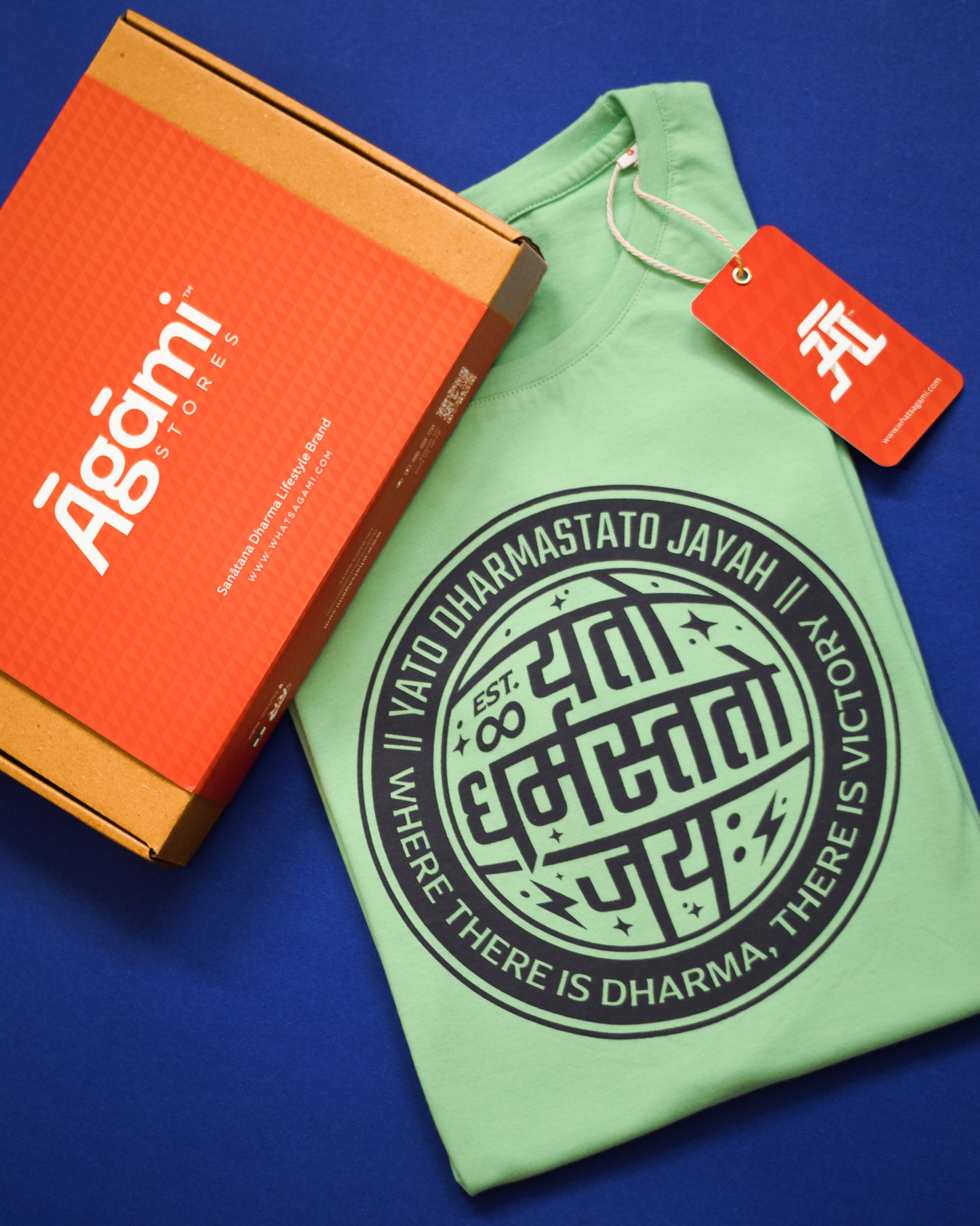 Yato Dharmastato Jayah - Slim Fit | Mint Green