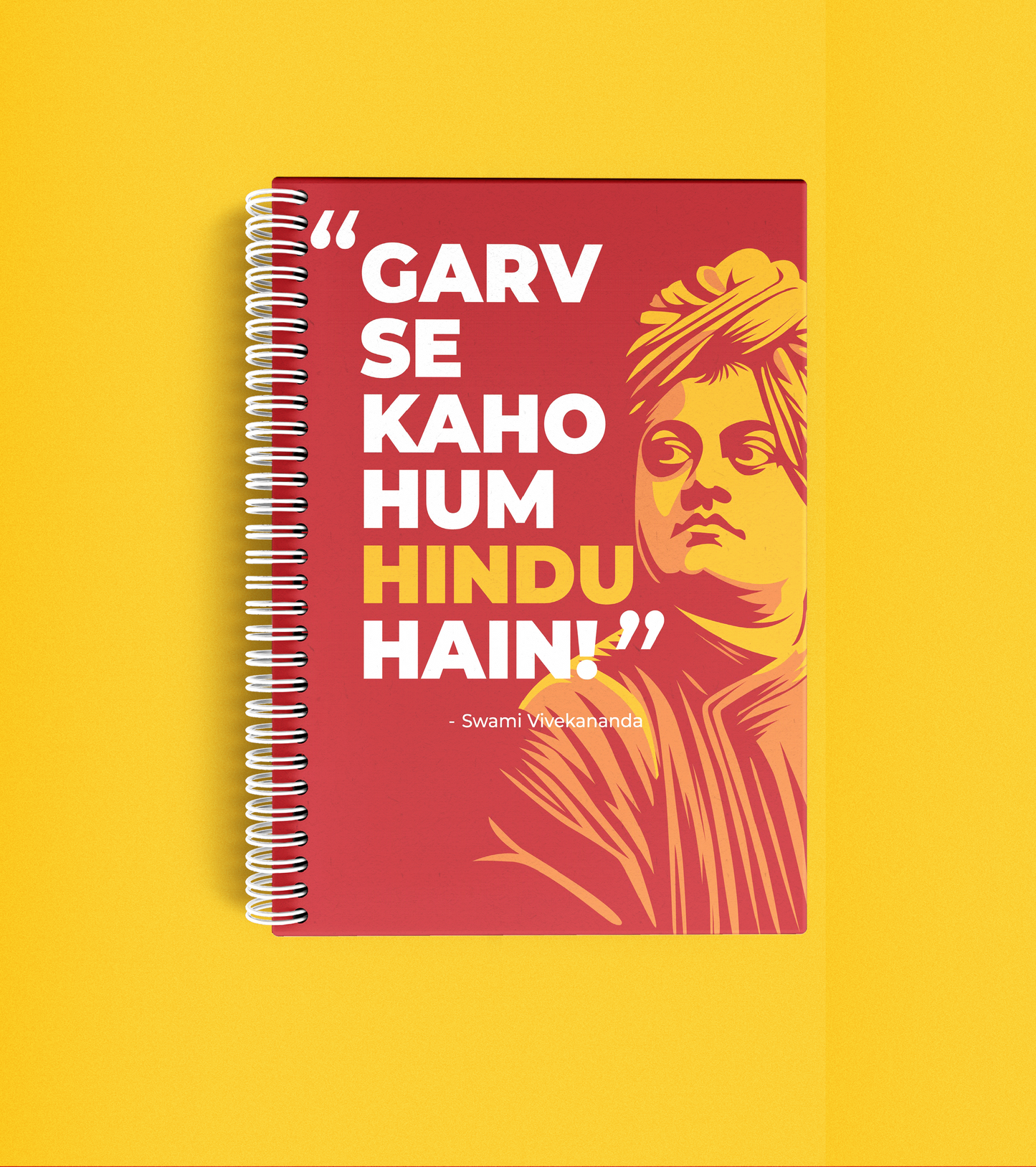 Garv se Kaho Hum Hindu Hain - Notebook | Red