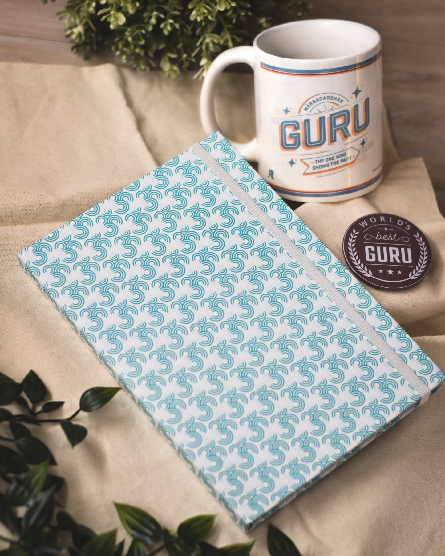 Guru Dakshina Hamper 1 | A5 Journal + Mug + Pin badge - Āgāmi